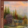 PQ Puzzle 1000 el. THOMAS KINKADE Górski krajobraz (drewniane)