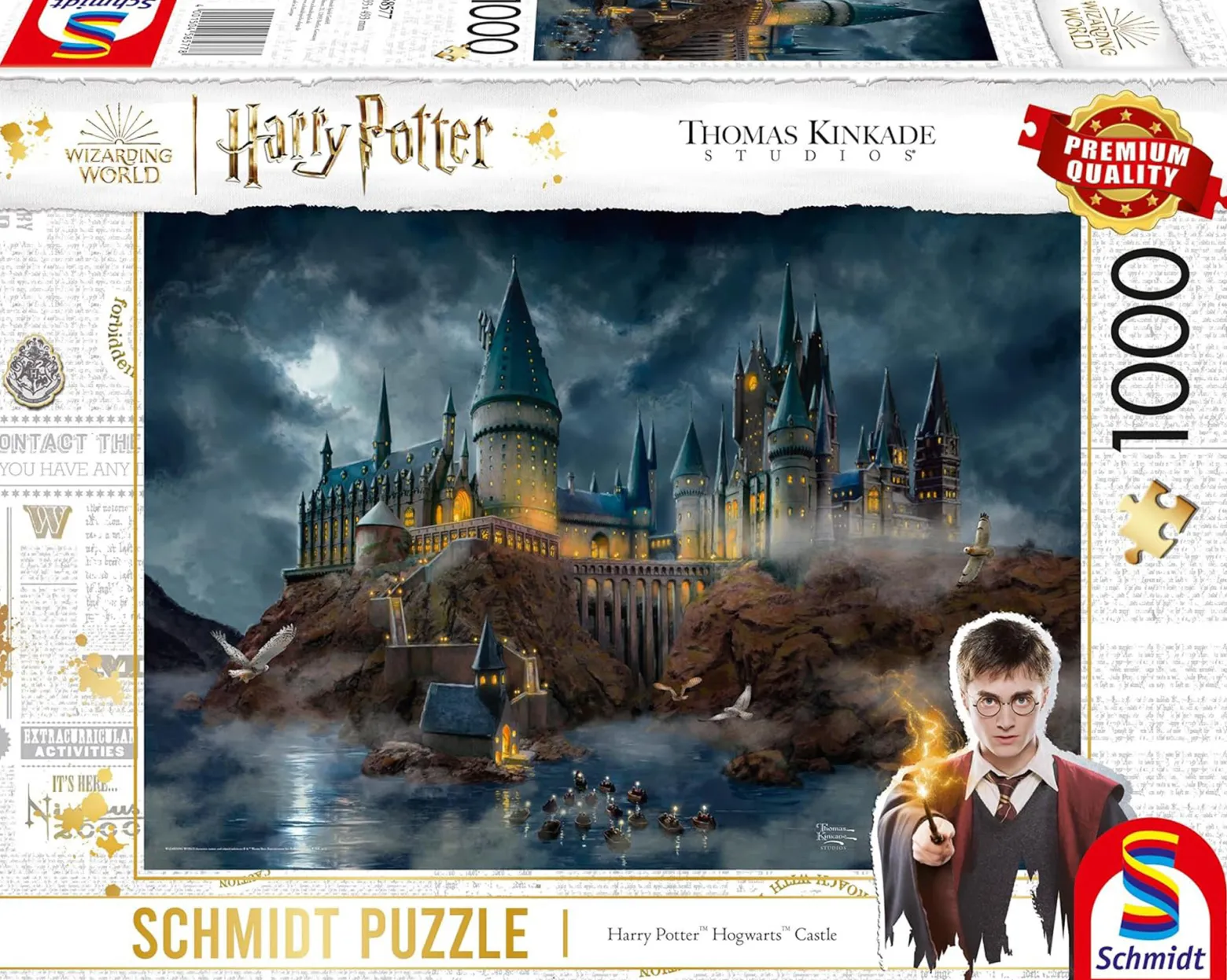 PQ Puzzle 1000 el. THOMAS KINKADE Harry Potter: Hogwart