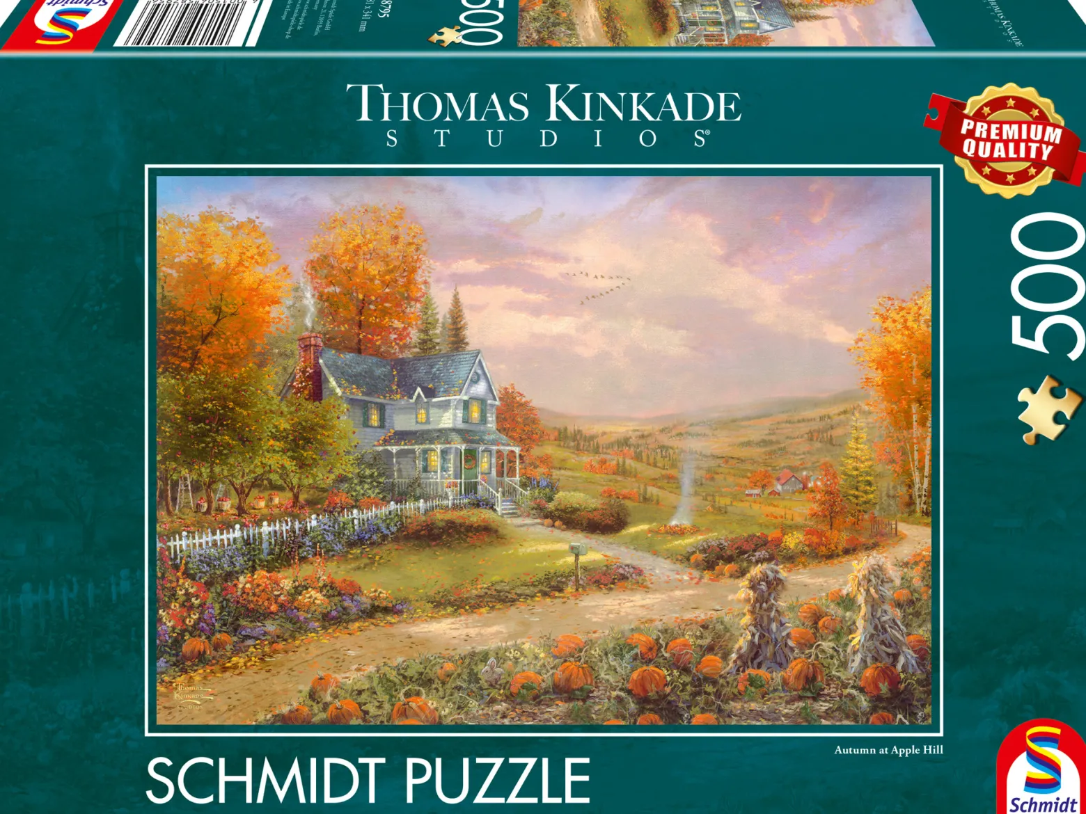 PQ Puzzle 500 el. THOMAS KINKADE Jesień w Apple Hill