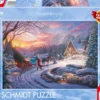 PQ Puzzle 1000 el. THOMAS KINKADE Kopciuszek - Powrót do domu na święta (Disney)