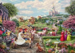 PQ Puzzle 1000 el. THOMAS KINKADE Kopciuszek - Żyli długo i szczęśliwie (Disney)
