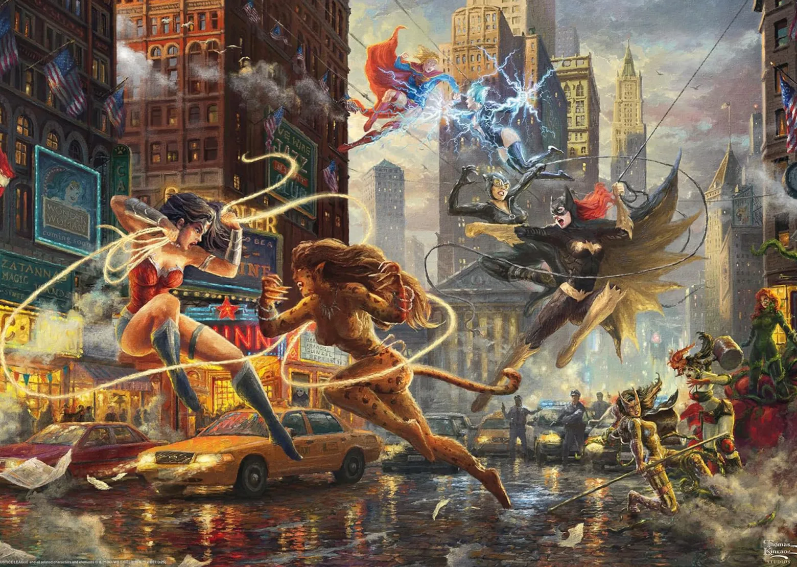 PQ Puzzle 1000 el. THOMAS KINKADE Kobiety z uniwersum DC Comics (DC)
