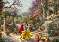 PQ Puzzle 1000 el. THOMAS KINKADE Królewna Śnieżka i siedmiu krasnoludków (Disney)