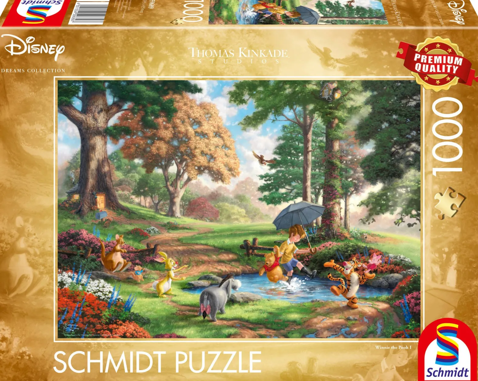 PQ Puzzle 1000 el. THOMAS KINKADE Kubuś Puchatek (Disney)