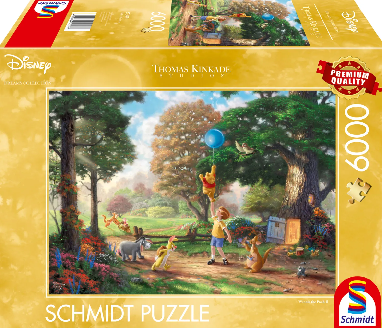 PQ Puzzle 6000 el. THOMAS KINKADE Kubuś Puchatek (Disney)