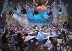 PQ Puzzle 1000 el. THOMAS KINKADE 100 lat Disneya - Jubileuszowy taniec (Disney)