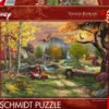 PQ Puzzle 1000 el. THOMAS KINKADE Lis i Pies (Disney)