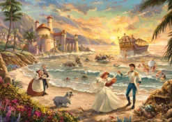 PQ Puzzle 1000 el. THOMAS KINKADE Mała Syrenka: Święto miłości (Disney)