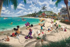 PQ Puzzle 200 el. THOMAS KINKADE Myszka Miki & Minnie na Florydzie (Disney)