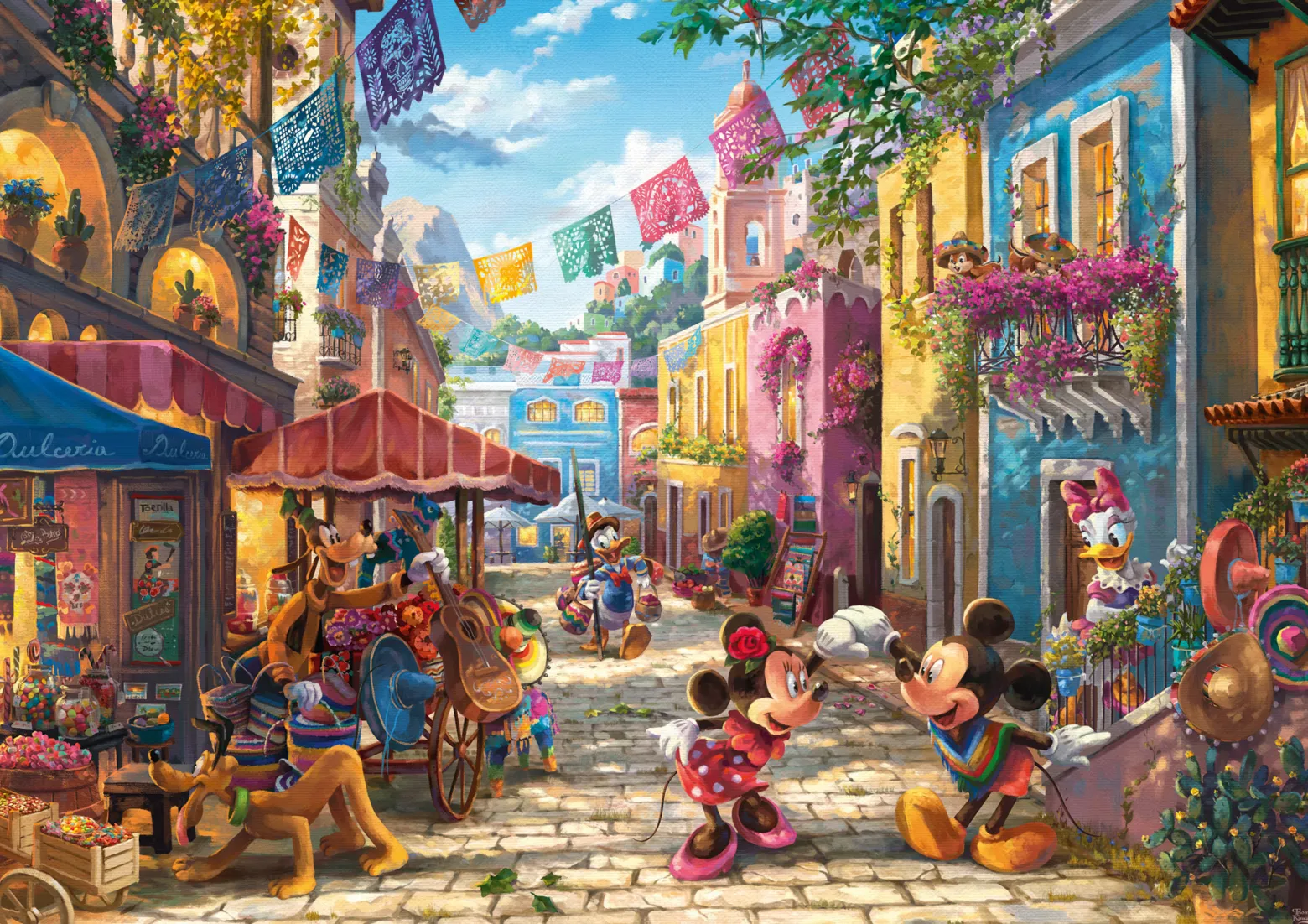 PQ Puzzle 6000 el. THOMAS KINKADE Myszka Miki & Minnie w Meksyku (Disney)