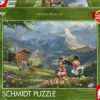 PQ Puzzle 1000 el. THOMAS KINKADE Myszka Miki & Minnie w Alpach (Disney)
