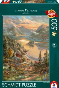 PQ Puzzle 500 el. THOMAS KINKADE Nad jeziorem