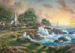 PQ Puzzle 1000 el. THOMAS KINKADE Nadmorski krajobraz