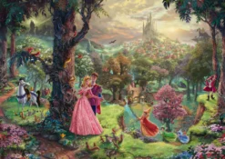 PQ Puzzle 1000 el. THOMAS KINKADE Śpiąca Królewna (Disney)