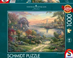 PQ Puzzle 1000 el. THOMAS KINKADE Port w Nowej Anglii / USA
