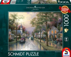 PQ Puzzle 1000 el. THOMAS KINKADE Poranek w rodzinnym mieście