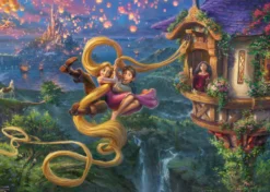 PQ Puzzle 1000 el. THOMAS KINKADE Roszpunka - Zaplątani w miłości (Disney)