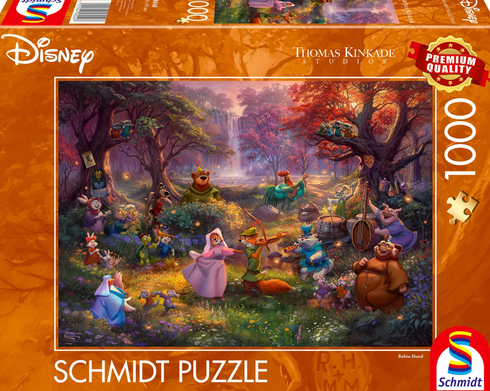 PQ Puzzle 1000 el. THOMAS KINKADE Robin Hood (Disney)