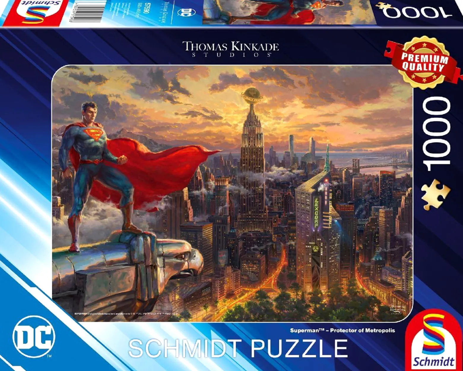 PQ Puzzle 1000 el. THOMAS KINKADE Superman (DC)