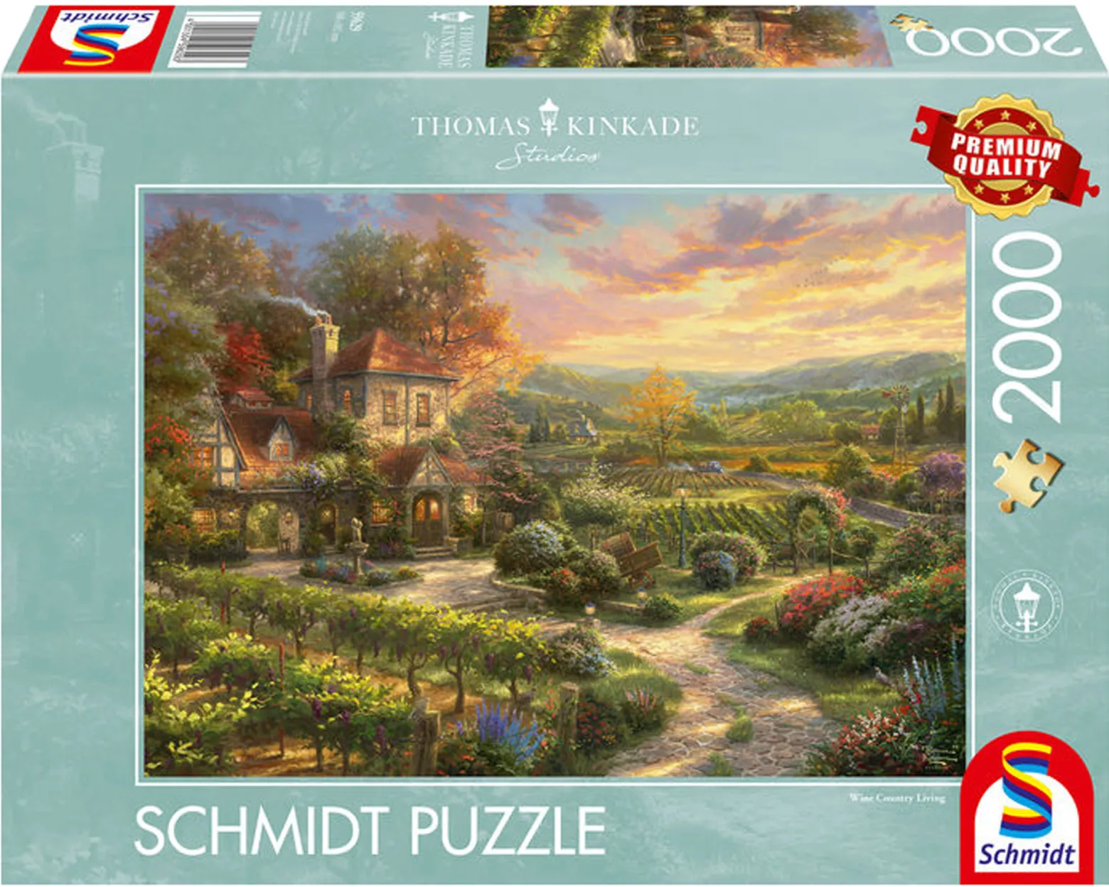 PQ Puzzle 2000 el. THOMAS KINKADE Winnica