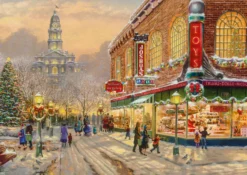 PQ Puzzle 1000 el. THOMAS KINKADE Świąteczne życzenie