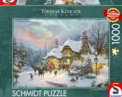PQ Puzzle 1000 el. THOMAS KINKADE Wieczór u Świętego Mikołaja