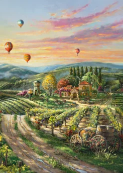 PQ Puzzle 1000 el. THOMAS KINKADE Winnica w dolinie
