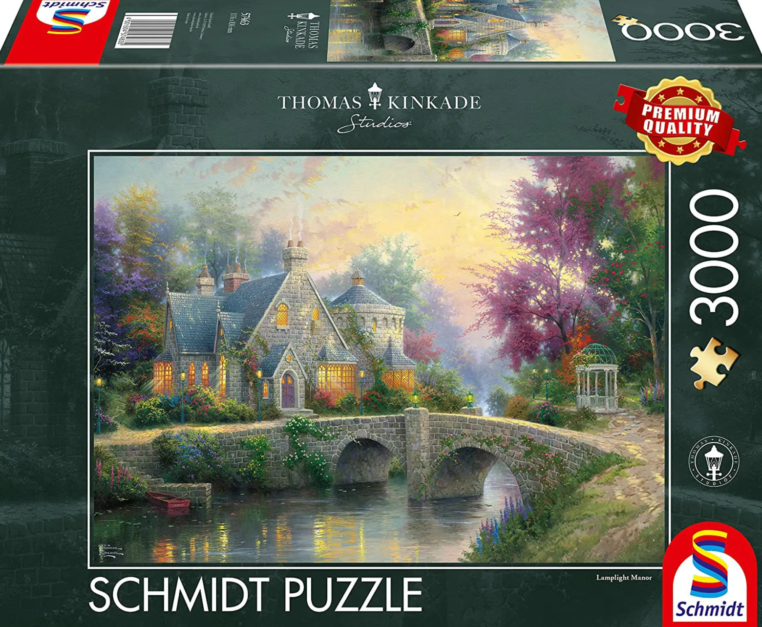 PQ Puzzle 3000 el. THOMAS KINKADE Wieczorną porą