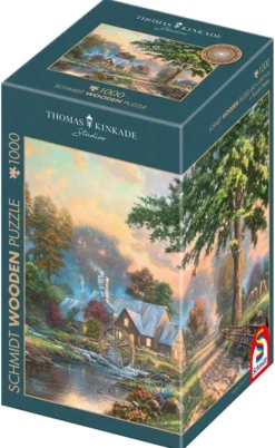 PQ Puzzle 1000 el. THOMAS KINKADE W starym młynie (drewniane)