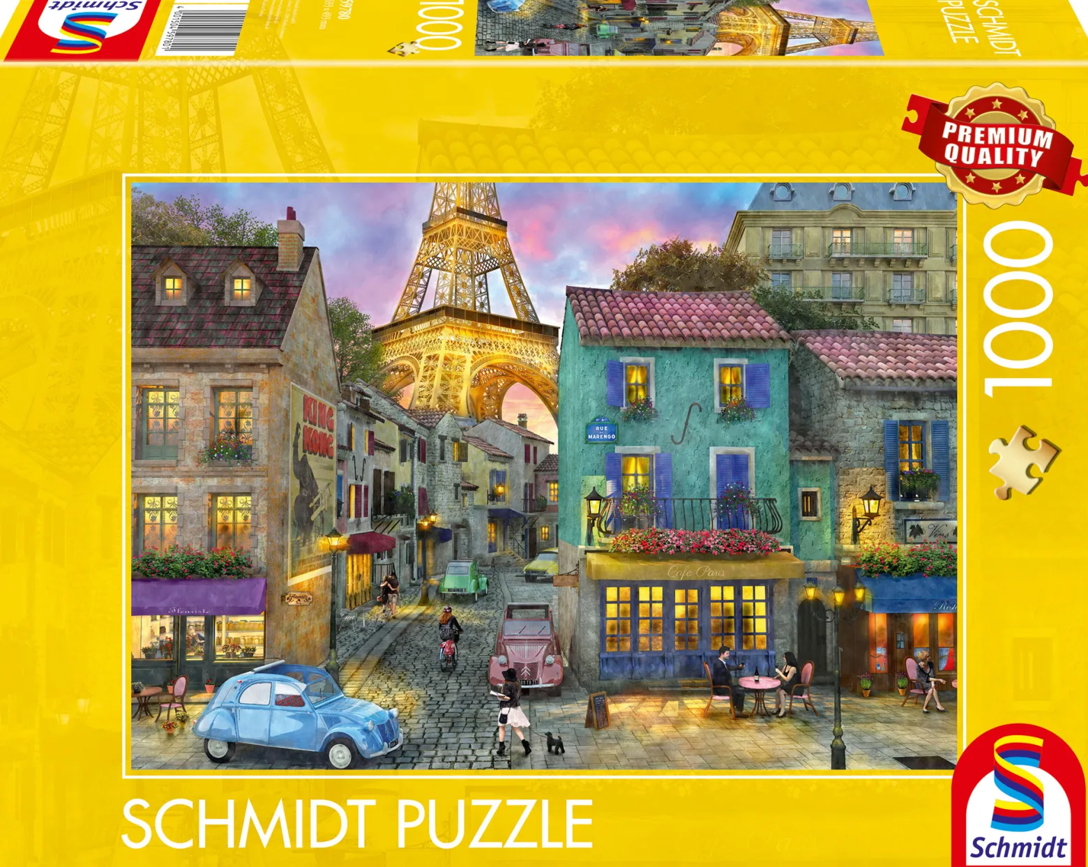 PQ Puzzle 1000 el. Ulice Paryża / Francja