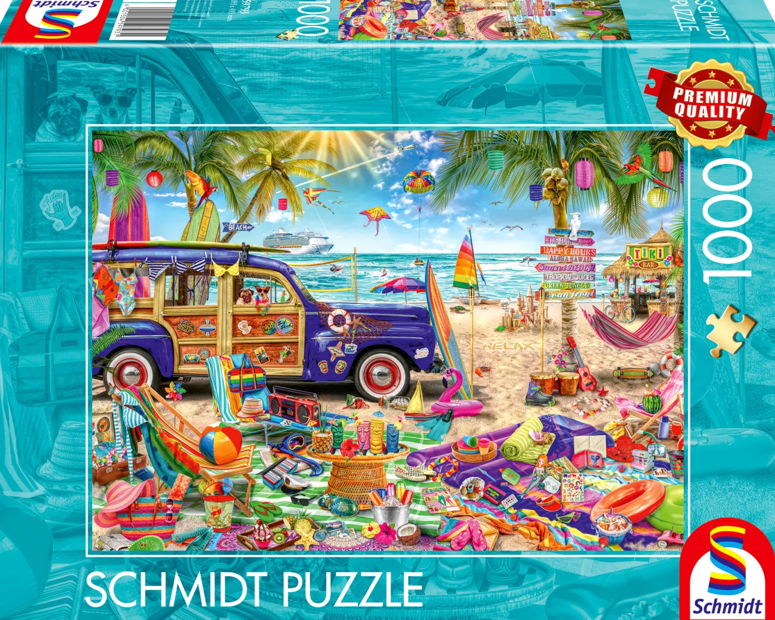 PQ Puzzle 1000 el. Wakacje nad morzem