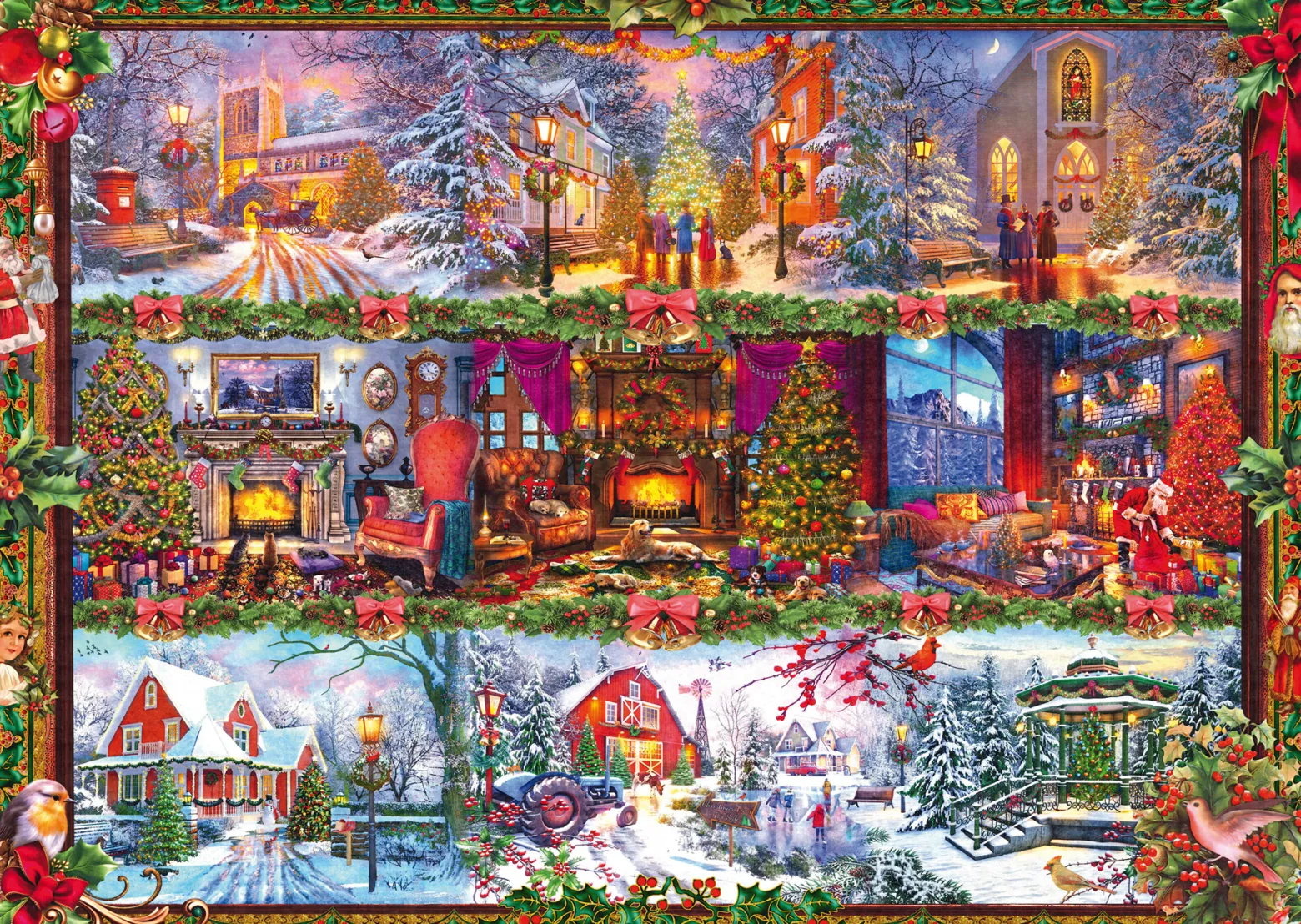 PQ Puzzle 1000 el. Wesołych Świąt