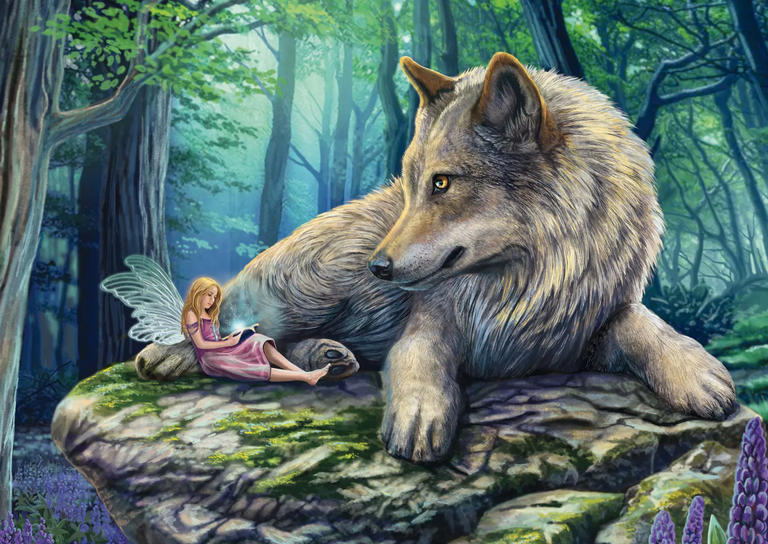 PQ Puzzle 500 el. Wilk i wróżka