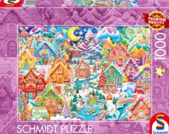 PQ Puzzle 1000 el. Świąteczne domki z piernika