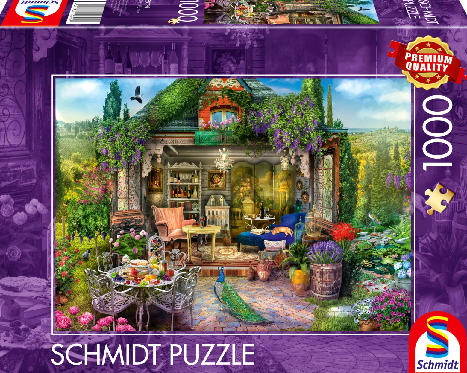 PQ Puzzle 1000 el. Wymarzony domek ogrodowy