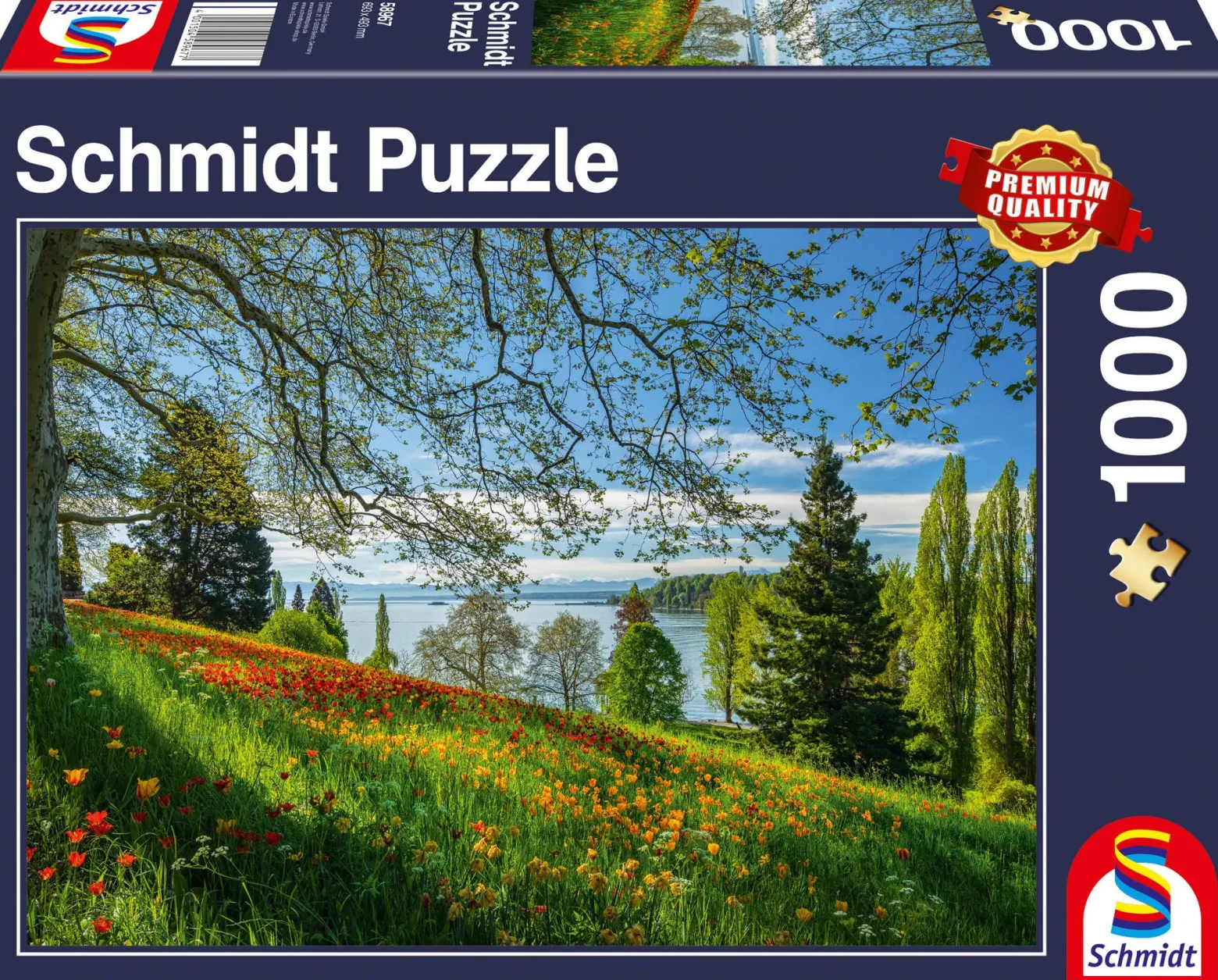 PQ Puzzle 1000 el. Wyspa kwitnących tulipanów