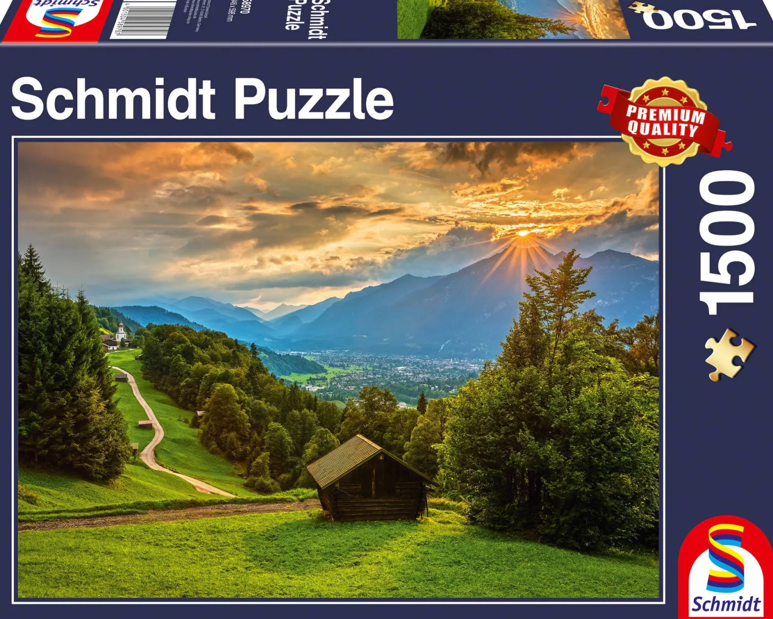 PQ Puzzle 1500 el. Zachód słońca nad Wambergiem