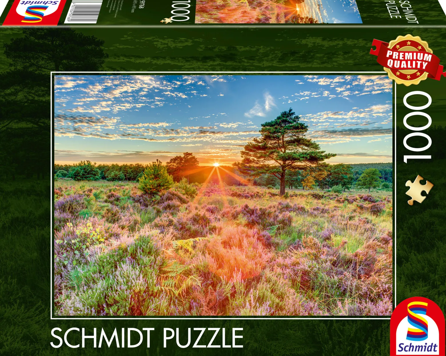 PQ Puzzle 1000 el. Zachód słońca na wrzosowisku