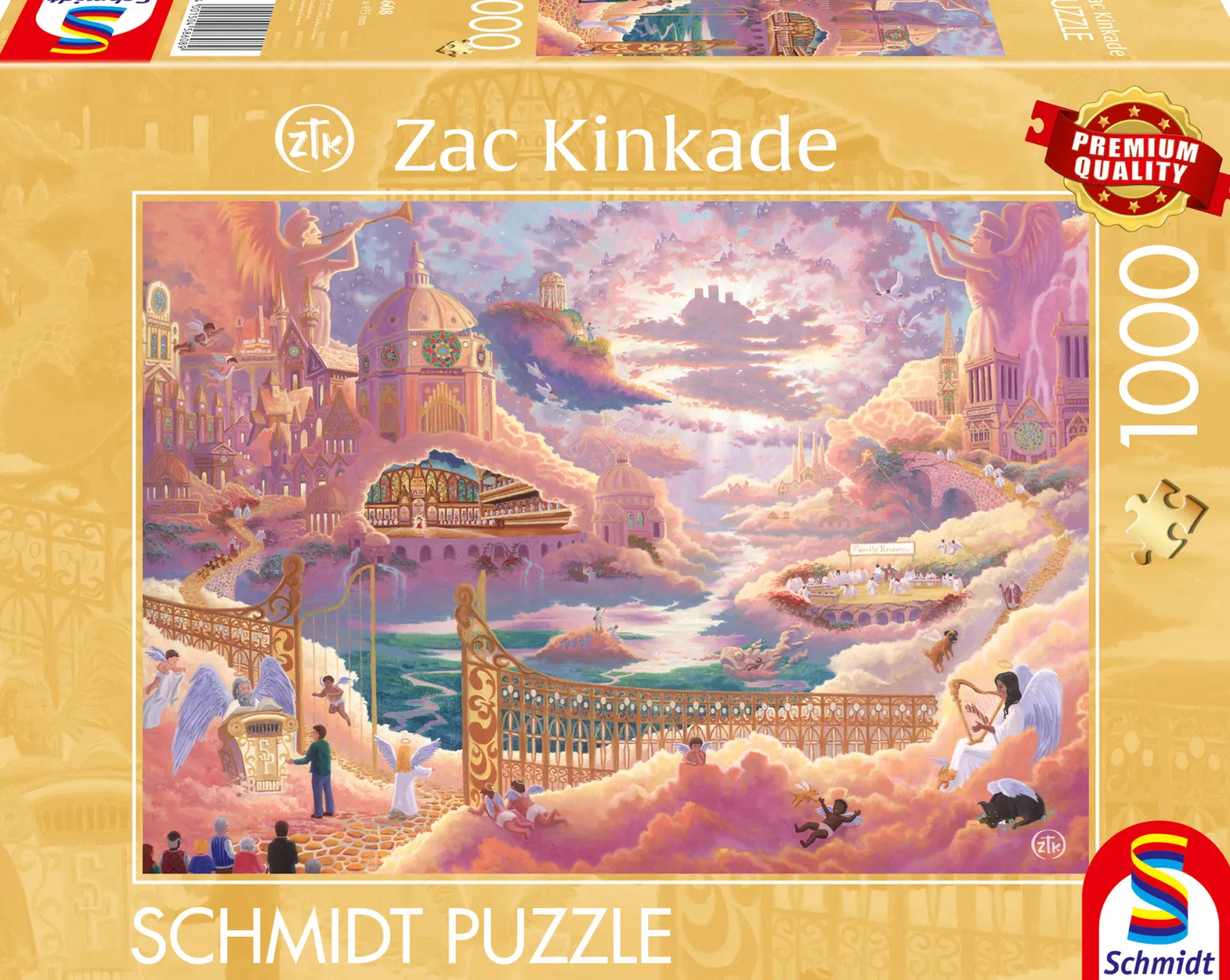 PQ Puzzle 1000 el. ZAC KINKADE Królestwo niebieskie