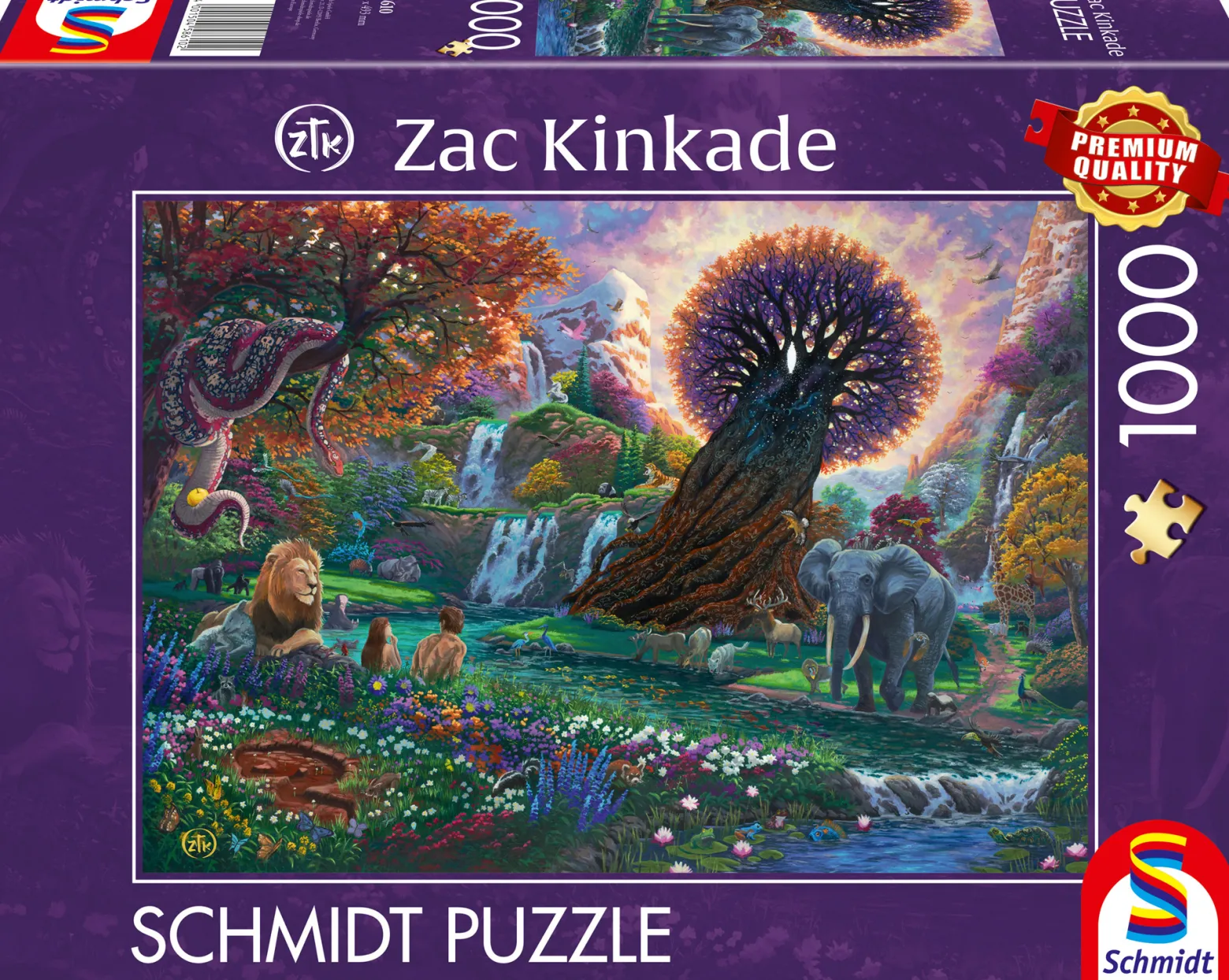 PQ Puzzle 1000 el. ZAC KINKADE Ogród Eden