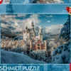 PQ Puzzle 1000 el. Zamek Neuschwanstein zimą / Niemcy