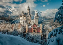 PQ Puzzle 1000 el. Zamek Neuschwanstein zimą / Niemcy