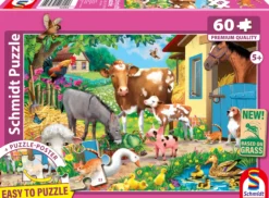 PQ Puzzle 60 el. Zwierzęta na farmie