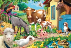 PQ Puzzle 60 el. Zwierzęta na farmie