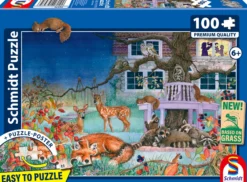 PQ Puzzle 100 el. Zwierzęta nocą