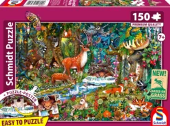 PQ Puzzle 150 el. Zwierzęta w lesie