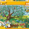 PQ Puzzle 60 el. Zwierzęta w ogrodzie