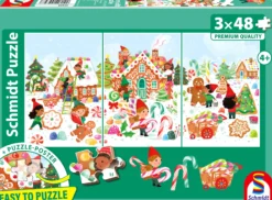 PQ Puzzle 3 x 48 el. Nareszcie święta!