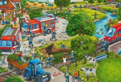 PQ Puzzle 3 x 24 el. Straż pożarna