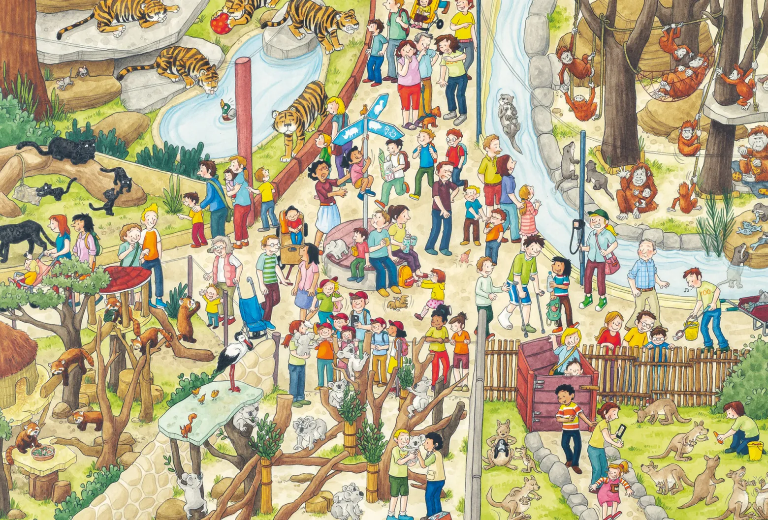 PQ Puzzle 3 x 48 el. Wycieczka do zoo